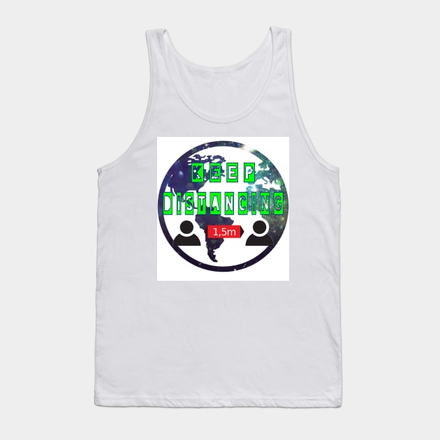 keep distance Tank Top by m0nster